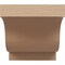 Ekena Millwork 8"W x 8"D x 8"H Wide Newport Rough Cedar Woodgrain TimberThane Corbel, Primed Tan CORUR08X08X08NEWRCPR - alternate 2